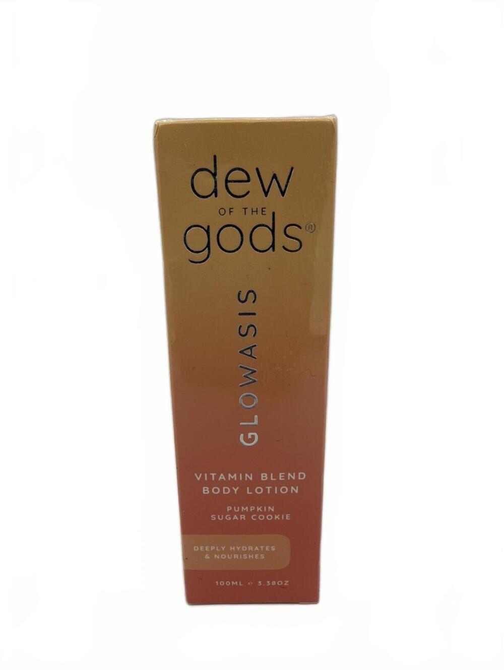 Dew of the Gods Glowasis Body Lotion Pumpkin Sugar Cookie 100ml 3.38oz New